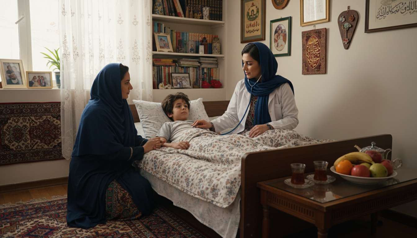 خدمات پزشک در منزل شهرک گلستان شیراز