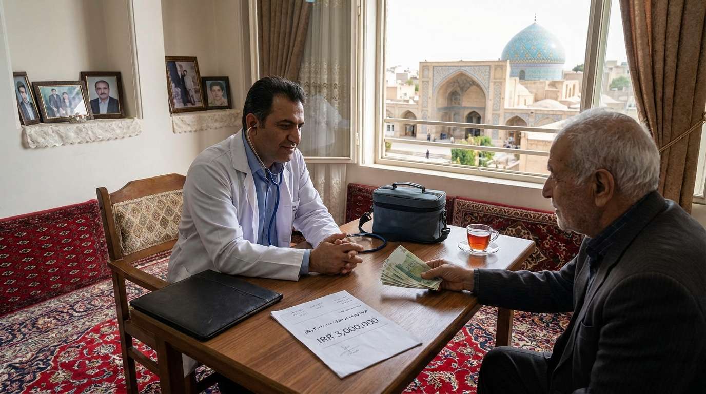 هزینه پزشک در منزل شهرک گلستان شیراز