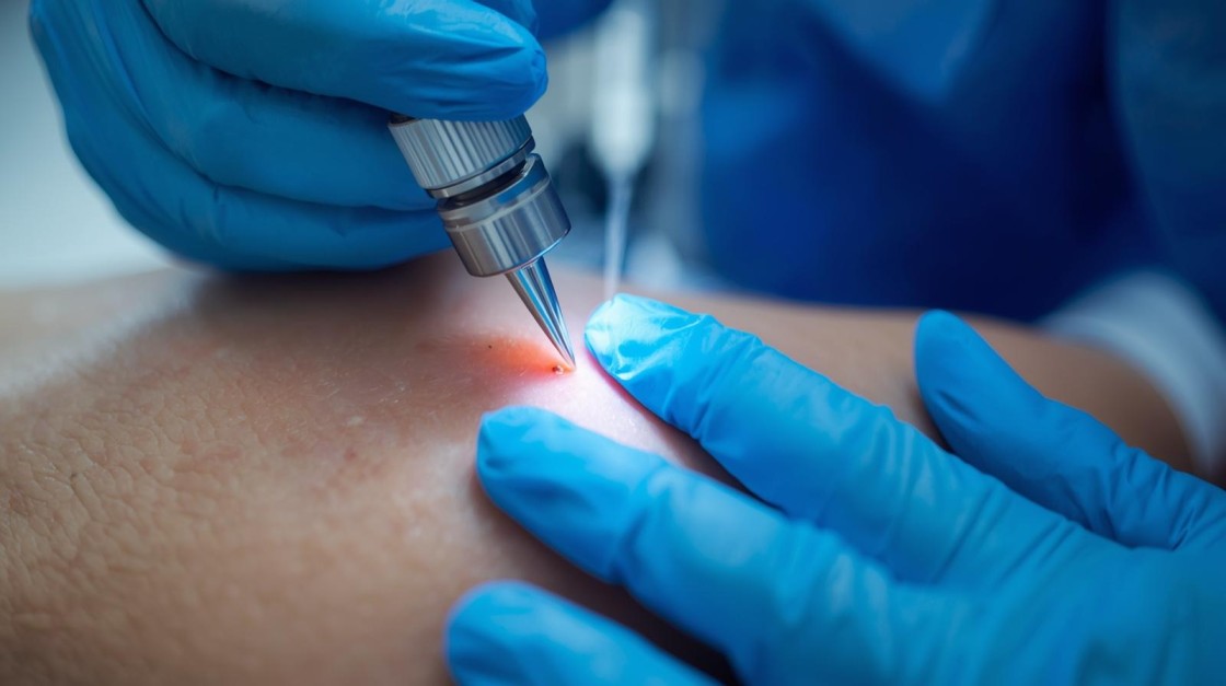 درمان پزشکی خال و زگیل